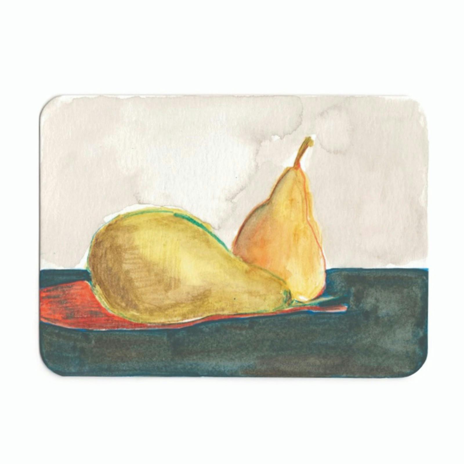 TWO PEARS ON THE TABLE